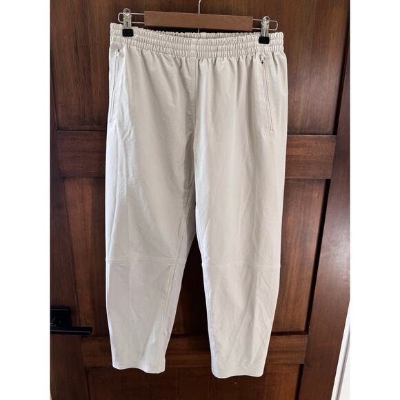 Outdoor Voices Rectrek Pant Cropped Workout Casual Athleisure Cream White Size M - Picture 2 of 8